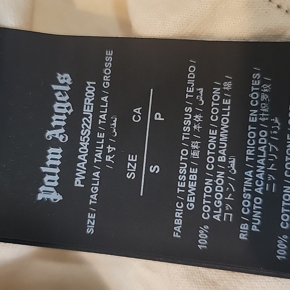 Palm Angels | Logo Underband Cropped T Shirt - Picture 5 of 11